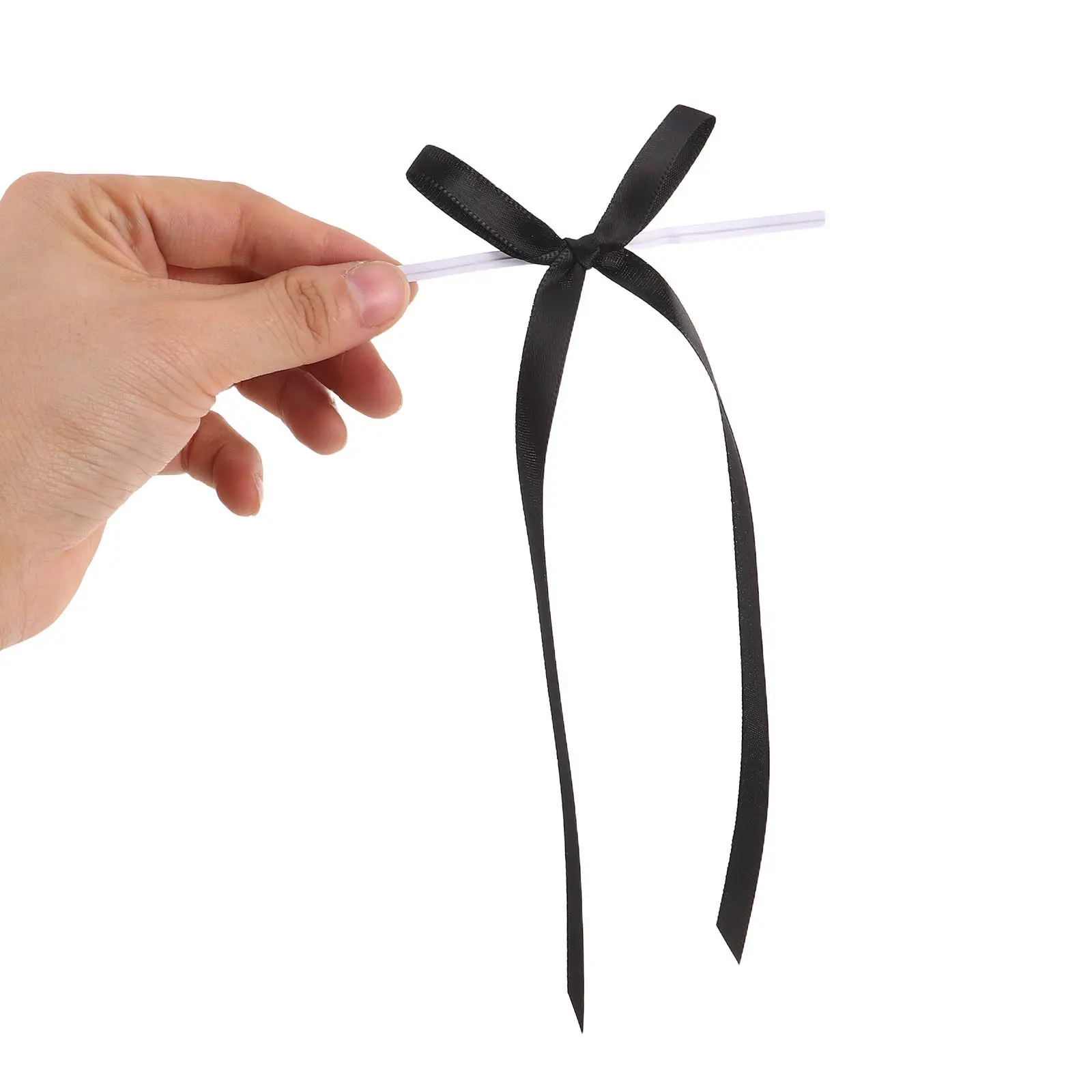 

80Pcs Bow Cake Decorations Ribbon Bowknot Cake Toppers Birthday Wedding Anniversary Party Supplies Black Bow Cupcake Picks