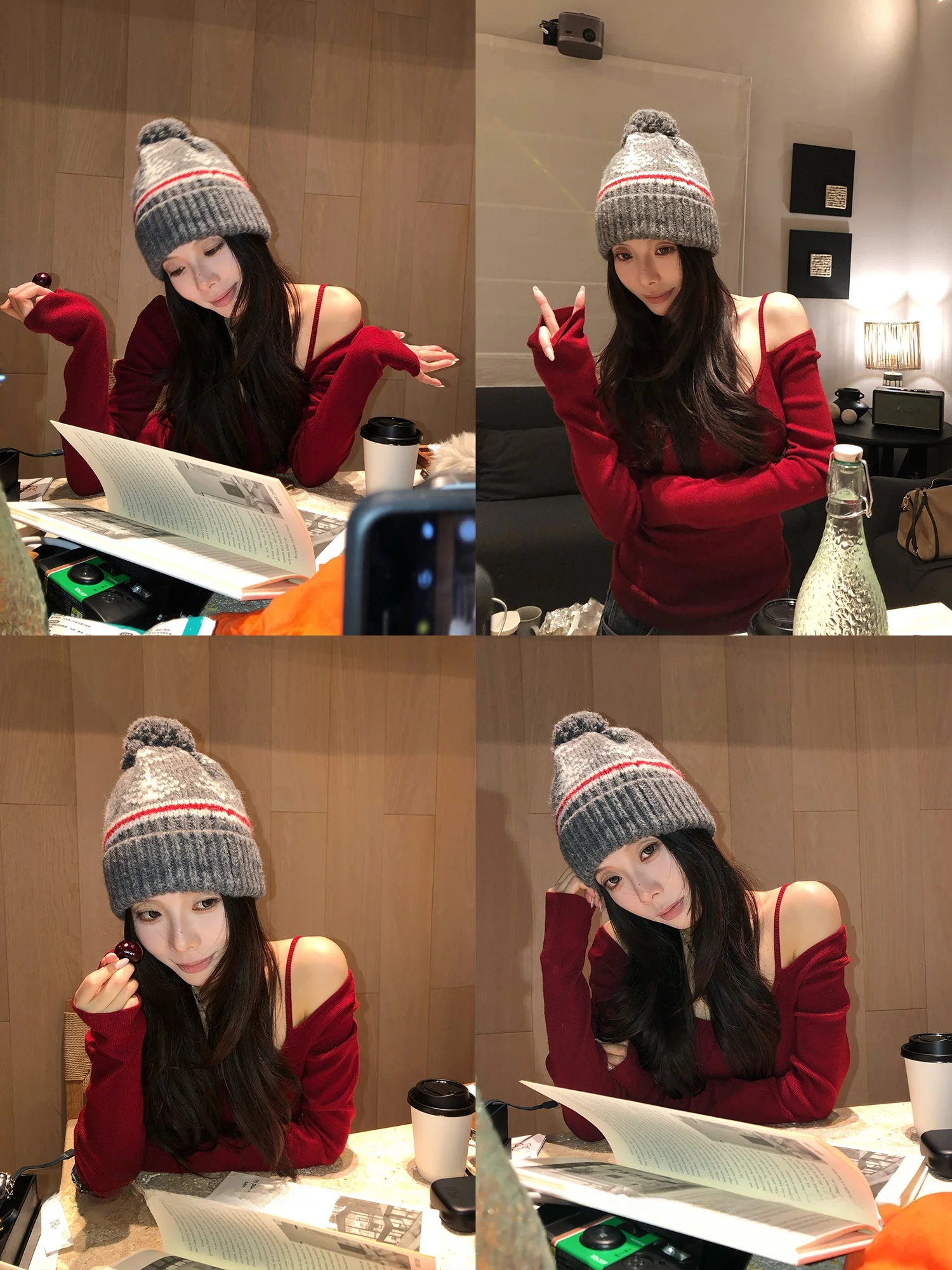 

Женский зимний вязаный свитер Slim Fit с длинным рукавом, круглым вырезом, однотонный, в корейском стиле, SUONE