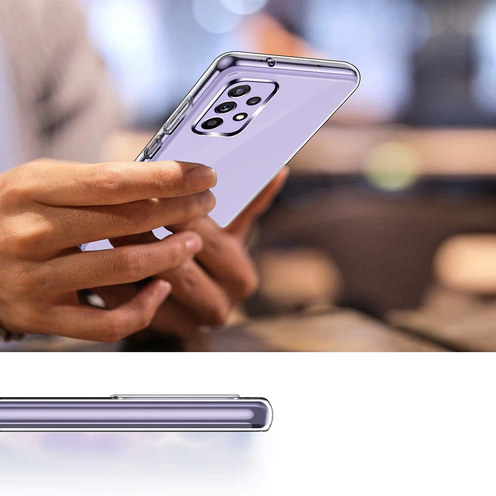 Clear TPU Soft Phone Fundas For Samsung Galaxy A72 A52 A32 A22 A12 A71 A51 A41 A31 A70 A50 A30 A20 Cover Coque image 5