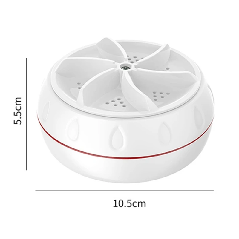 แบบพกพา Turbo เครื่องซักผ้า Mini เครื่องซักผ้า Ultrasonic Turbine เครื่องซักผ้า USB Powered Travel เครื่องซักผ้าทำความสะอาด