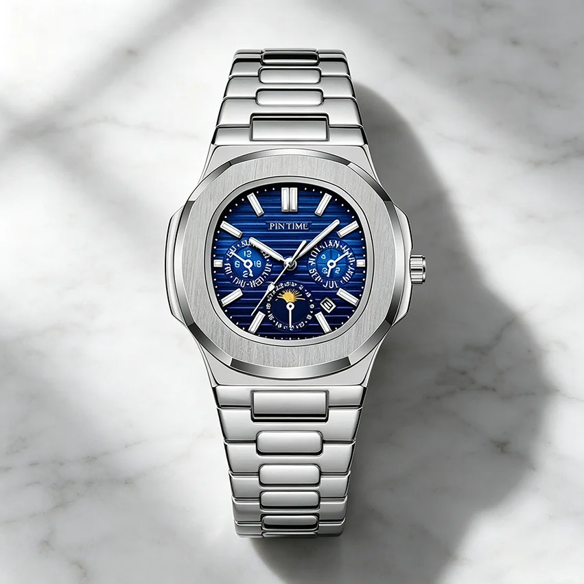 Klassieke Parrot Series Herenh - Moonphase Complication Watch recensie en prijs