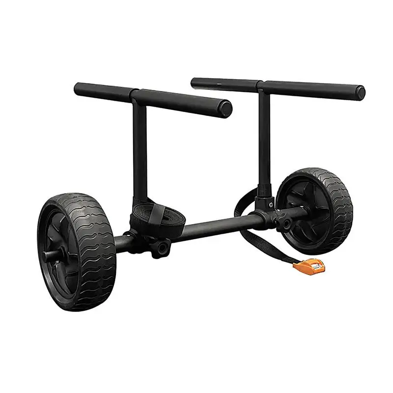 Canoe Cart Canoe Roller Cart With All-Terrain Wheels Width Adjustable Kayak Wheels Cart For Carrying Kayak Canoe Paddle Board