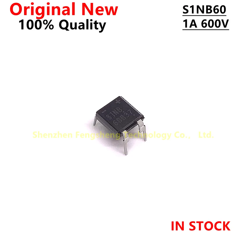 

(10pcs)100% New original S1NB60 Rectifier Bridge DIP-4 1A600V Inline Rectifier Bridge in stock