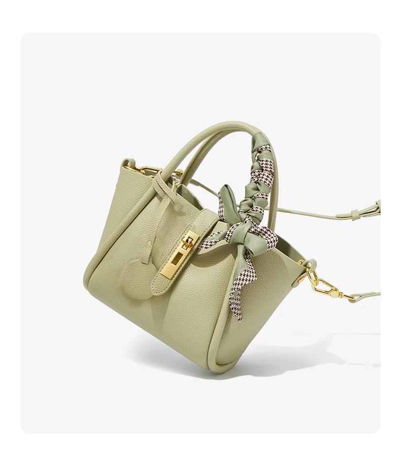 FOXER Damenhandtasche aus Spaltleder, Umhängetasche 2026, modische Damen-Crossbody-Tasche, leichte Luxus-Pendlertasche als Geschenk – Detail 19