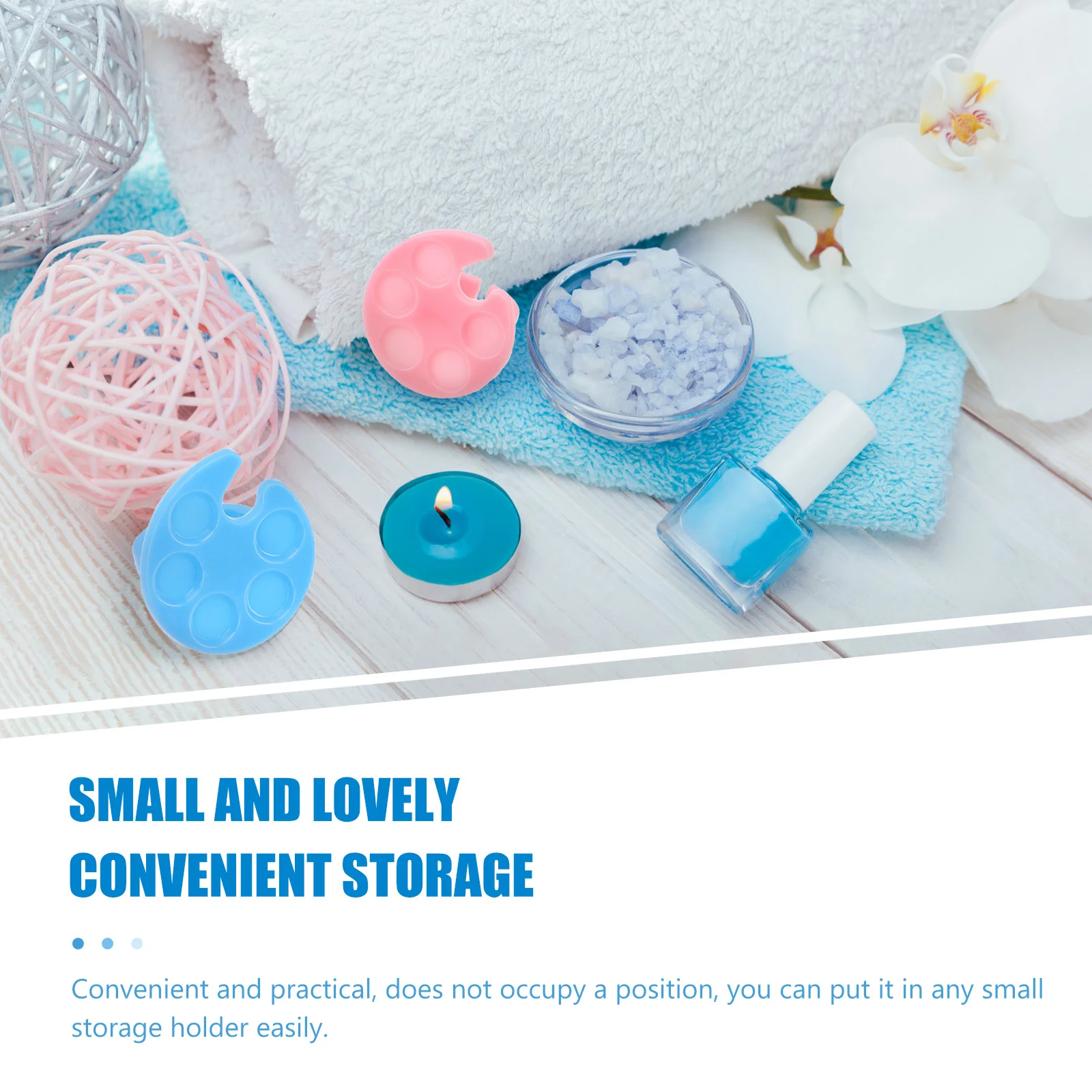 

20Pcs Manicure Rings Color Mixing Plate for Nail Art Tools Professional Use Portable Lightweight Compact Design Eco-Friendly