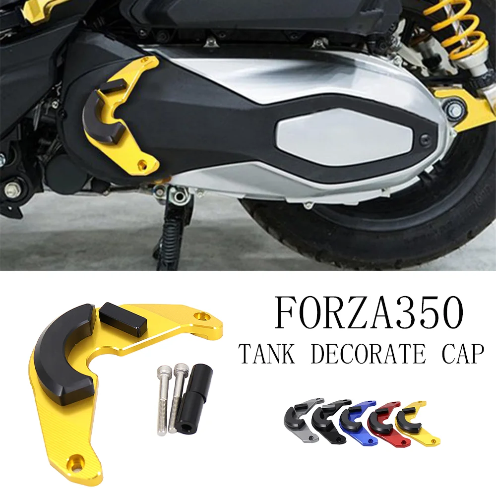 

For Honda Forza 350 Engine Protection Cover Forza350 Accessories Motorcycle Tank Decorate Cap CNC Aluminum For Forza 350
