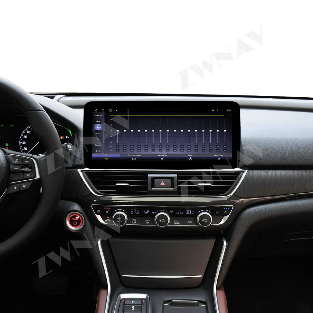 ZWNAV Android 14 Car Radio For Honda Accord 2018-2022 Wireless CarPlay Android Auto DSP Sound GPS Navigation WIFI 4G System