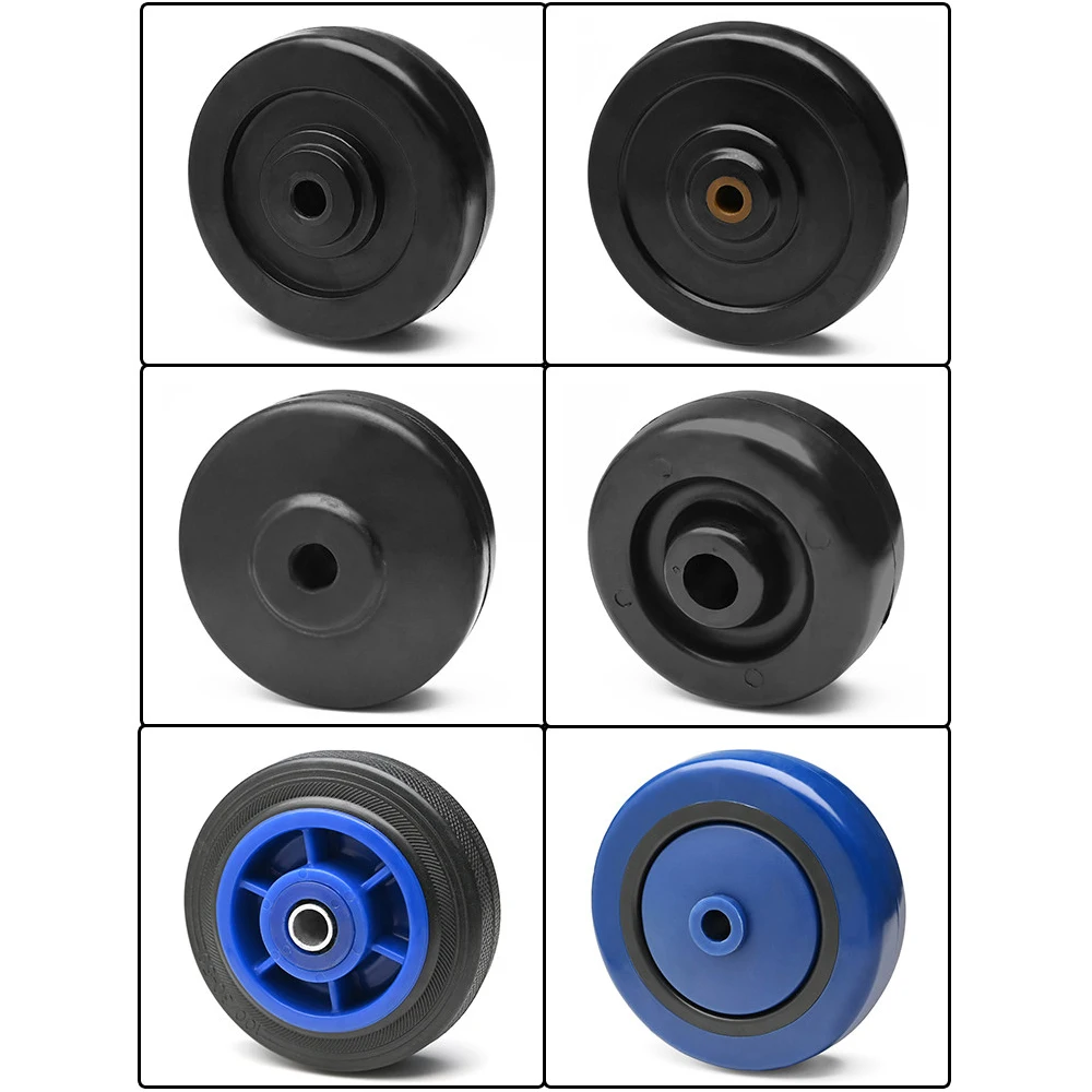 1-10Pcs Light Single Wheel 3/4/5 Inch Replace Wheel Plastic Wheels Complete Furniture Universal Rollers Casters Accessories