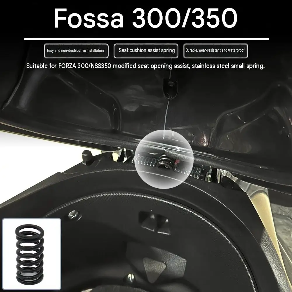 For Honda FORZA350 Seat Opening Assist Spring Cushion Pop‑Up Helper Replacement Mod Accessories