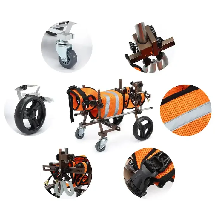 Disabled Pet Dog Cart Scooter Vehicle Wheelchair Pet Wheelchair Dog Wheelchair for Back Legs