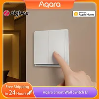 Aqara Smart Wall Switch E1 Zigbee 3.0 Remote Control Light Button Fire Wire With NO Neutral Switch for Mijia Homekit Apple
