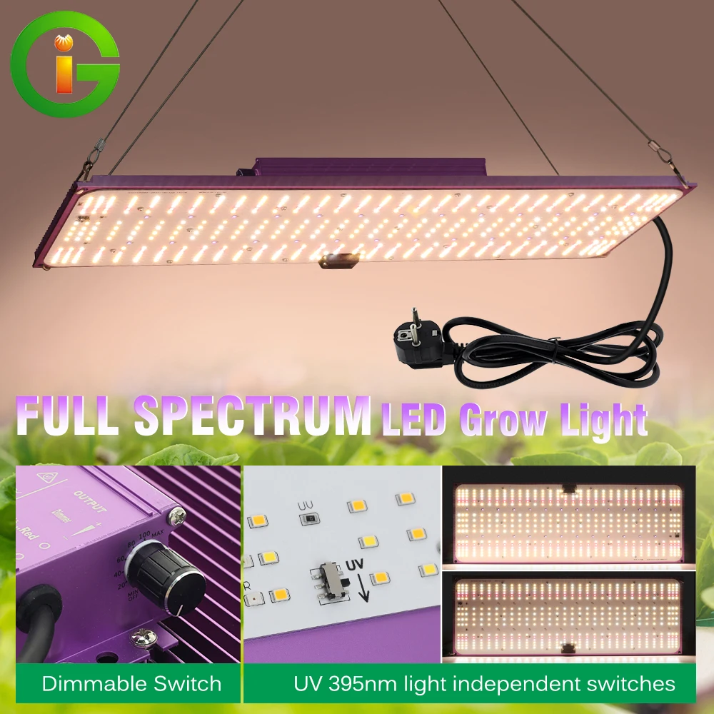 120W 240W LED-Wachstumslampe Vollspektrum Quantum-Board Pflanzenkultivierungslampe für Indoor-Topfpflanzen Obst Gewächshaus-Zelt