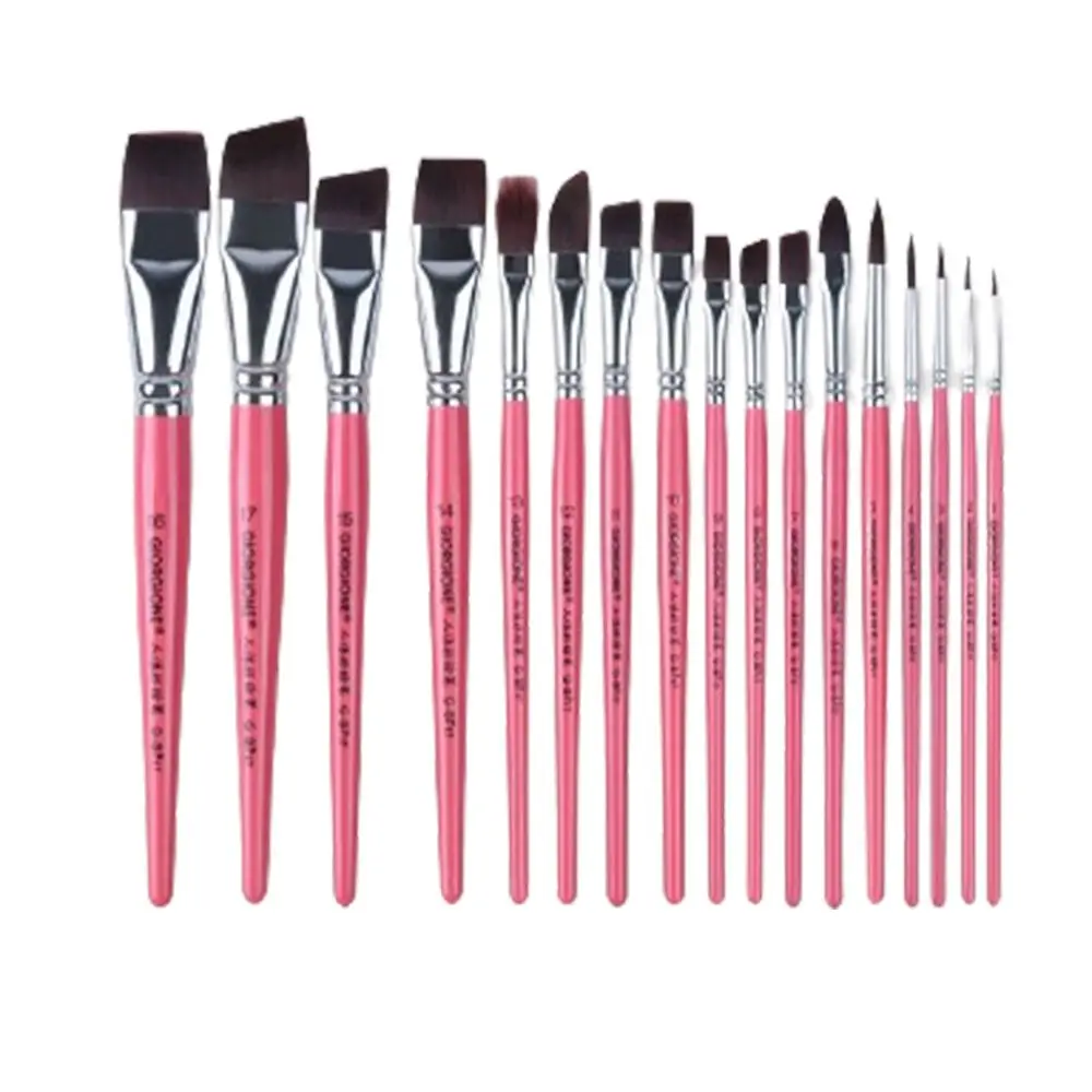 

Краска для рисования тела для лица, боди-арта, профессиональная деревянная ручка для рисования, художественная ручка, нейлоновая кисть, многофункциональные кисти для масляной живописи