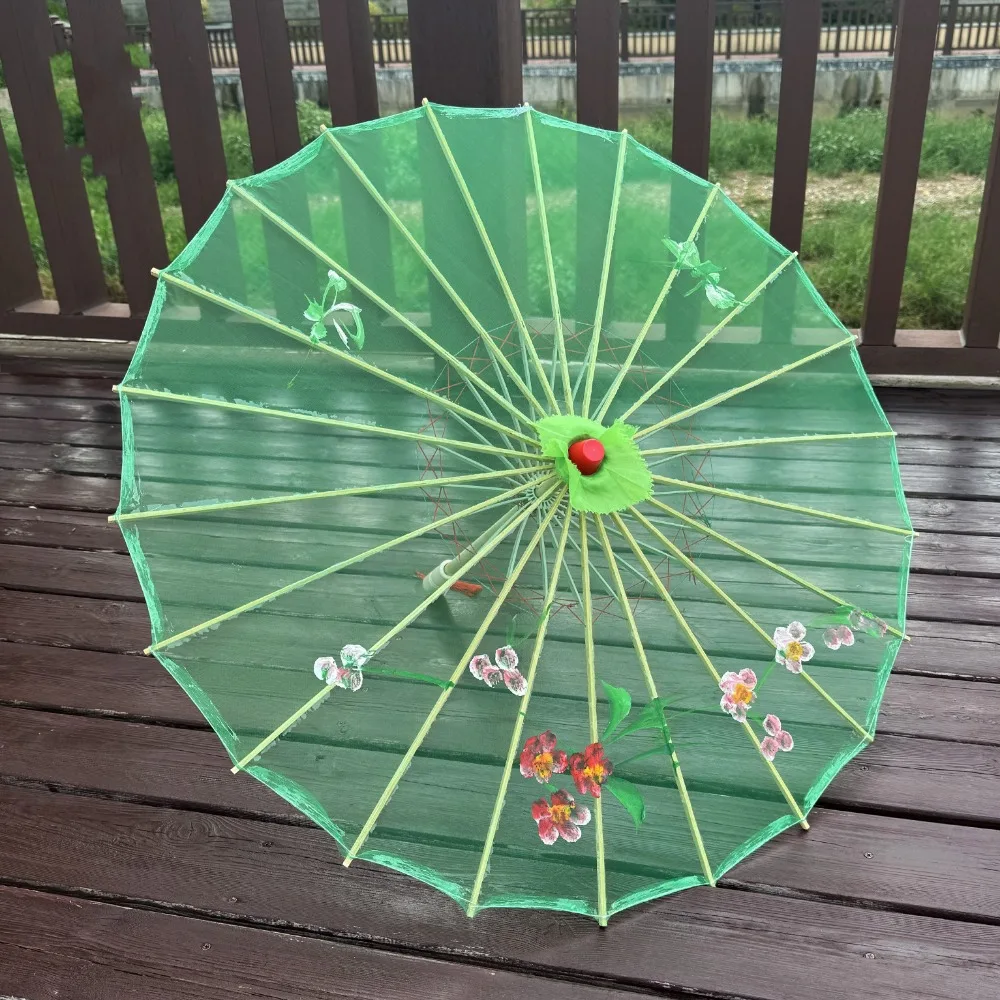 

Зонт из промасленной бумаги в китайском античном стиле, шелковый 10-цветный детский декоративный зонтик, костюмы, зонтик для фотографий