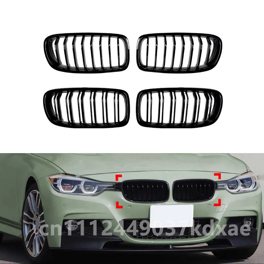 

For 2012-2018 BMW F30 F31 F35 320i 325i 328i High Quality Car Styling Front Kidney Grille Auto Accessories Dual Slat Grille
