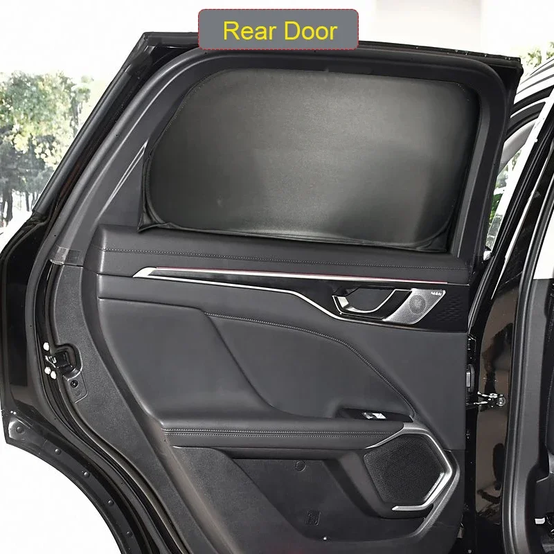 

Car Black Windows Privacy Sunshade Anti-UV Heat Insulation For GWM WEY 05 COFFEE 01 2022-Present Auto Protect Cover Accessory