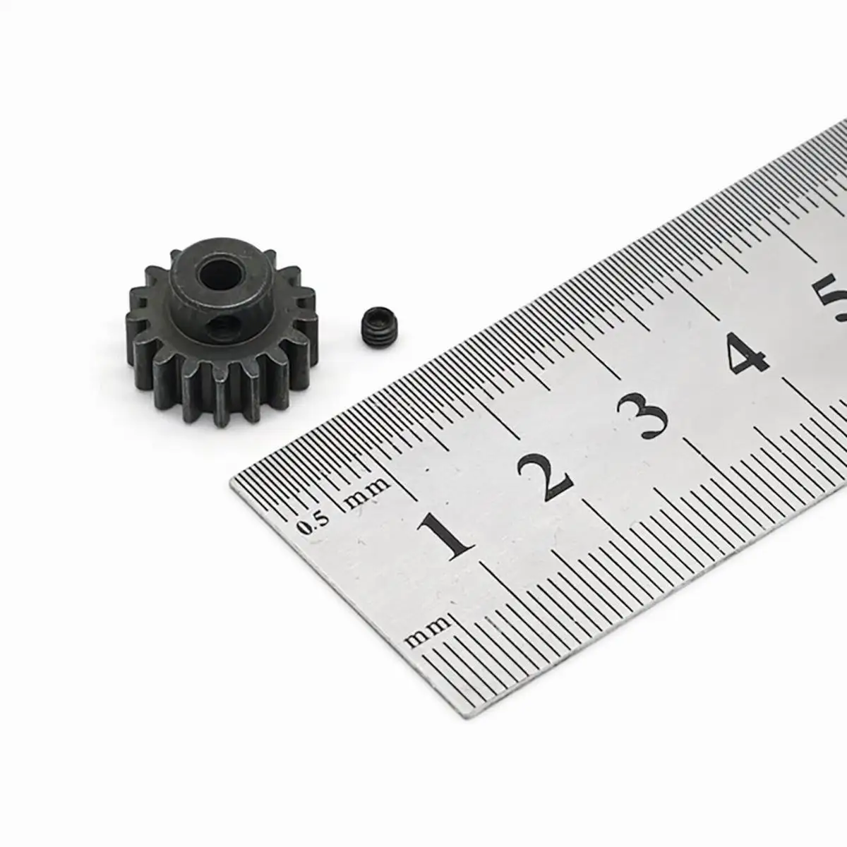 Steel Metal Motor Pinion Gear 17T 0.8 Module For 1/10 Himoto E10XT E10XTL Katana Truggy Spare Parts