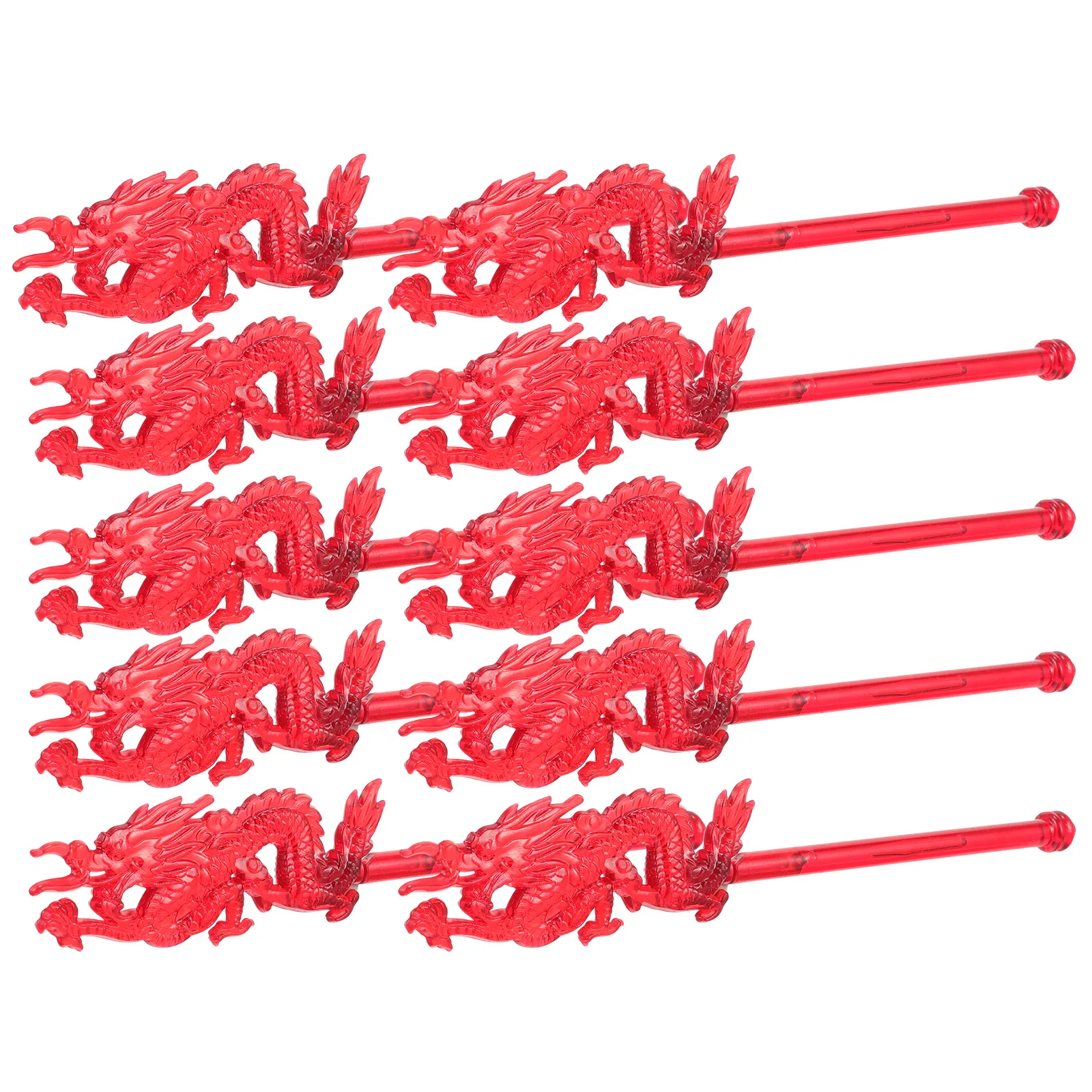 

10Pcs Dragon Shaped Lantern Handle Practical Handheld Lantern Poles for Paper Lanterns Festival Party Use Durable