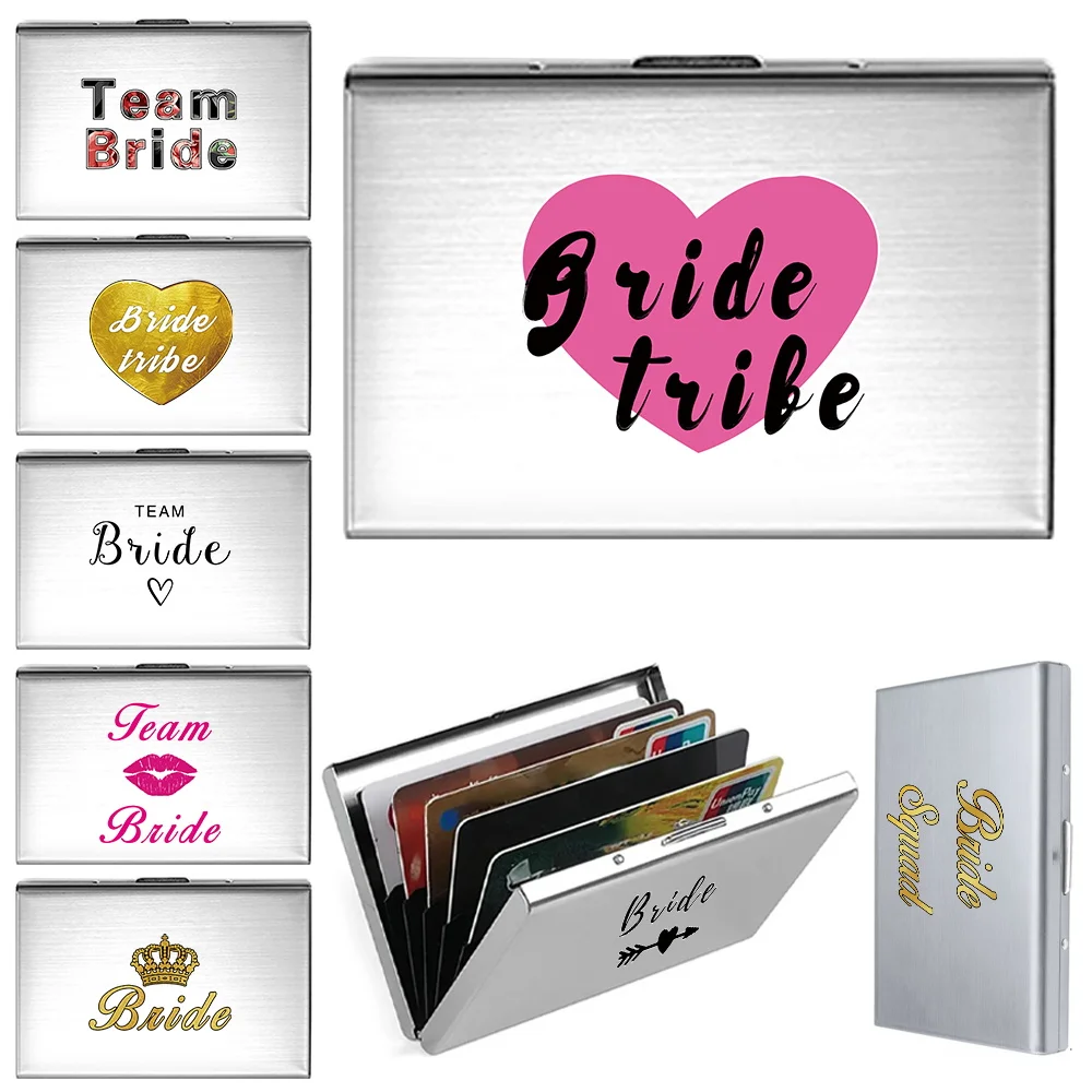 Ultra-slim Flip-open Metal Card Box with Multi-compartment Interior, Bank Card Storage Case for Business Commuting.