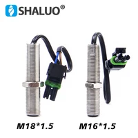 M16 * 1,5 M18 * 1,5 Sensor de motor diésel pastilla magnética Sensor de velocidad MPU M16 M18 80MM de longitud para accesorios de piezas de generador
