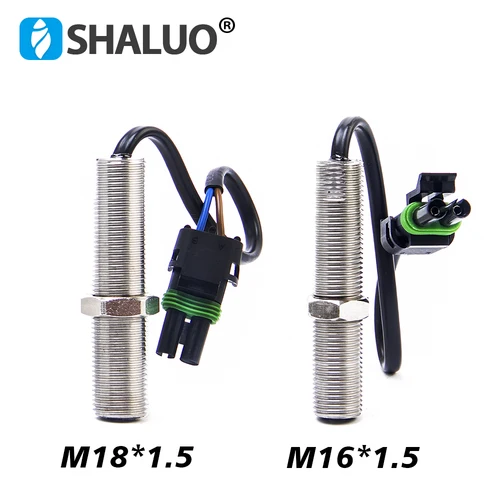 M16 * 1,5 M18 * 1,5 Sensor de motor diésel pastilla magnética Sensor de velocidad MPU M16 M18 80MM de longitud para accesorios de piezas de generador