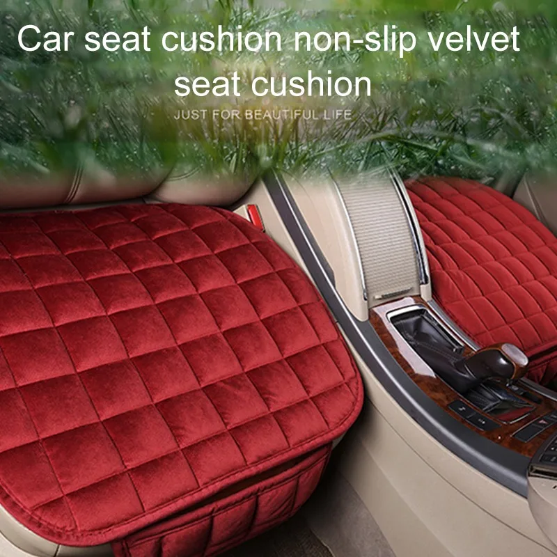 Car Seat Cover Comfortable Memory Foam Front Seat Car Cushion Non-Slip Vehicle Home Office Chair Pad Auto Seat Cover Accessories