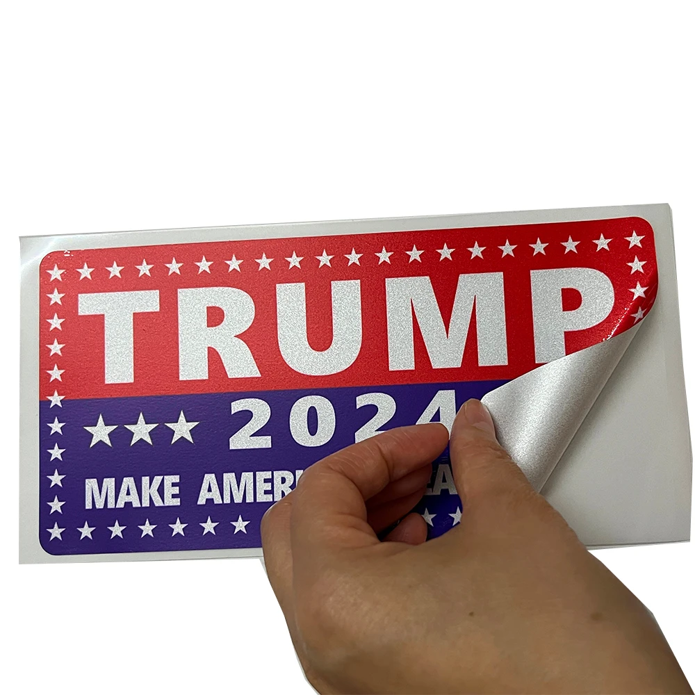 5 Pack Trump 2024 Car Stickers, Big Trump Letters Car Decal, Make America Great Again 2024 Bumper/wall/windows/ refrigerator Use