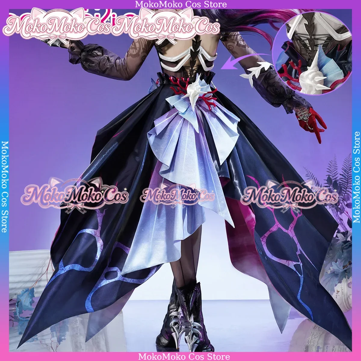 Hysilens Cosplay Costume Game Honkai Star Rail Hsr Dress Hysilens Cosplay Halloween Costume Stage Performance Role Play Outfit