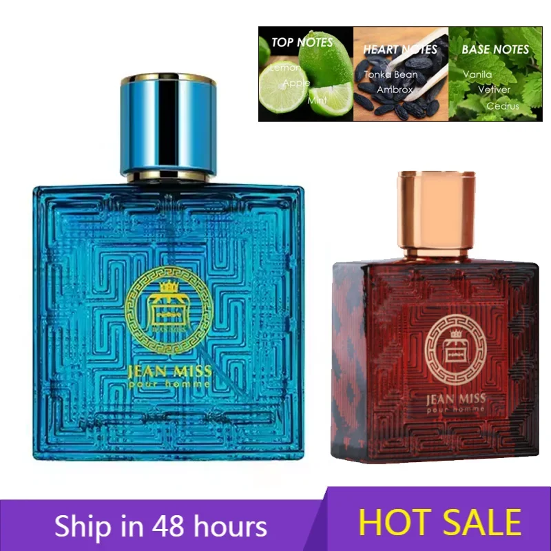 

50ML Men Perfume Charming Scent Gentleman Body Spray Long-Lasting Fresh Ocean Cologne Light Fragrance,Dating Eau De Toilette