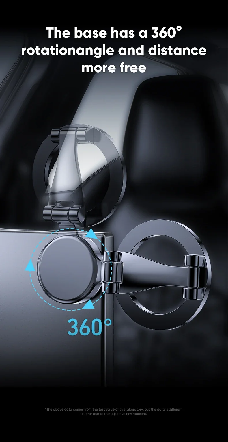 Foldable Magnetic Car Mobile Phone Holder for MagSafe 360 °   Adjustable Magnetic Car Mount Stand for iPhone 17 Huawei Xiaomi In Car view 4