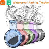Xiaomi Waterproof Anti-lost Keychain Holder TPU Case for Apple Airtag Dog Cat Pet Collar Keys Tracker Protective Full Cover