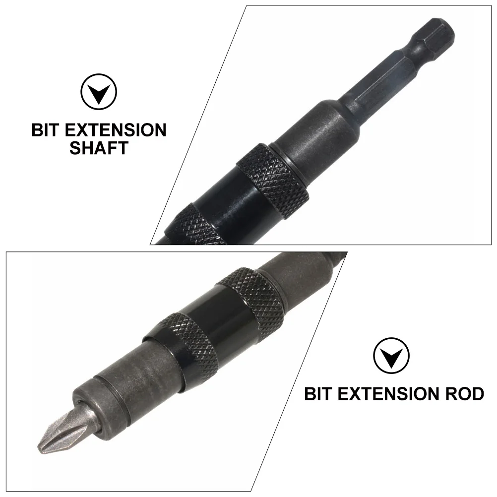 

Magnetic Bit Extension Rod 1 4 Shank Drill Shaft Tip Holder Quick Adapter Screwdriver Head Chrome Vanadium Steel High Torque
