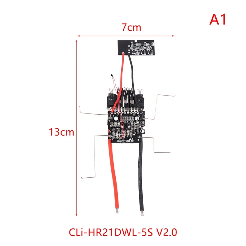 1Pc 2025 New DCB200 20V Power Tool Plastic Shell Protection Board Li-Ion Battery PCB Charging Protection Circuit Board For 21700