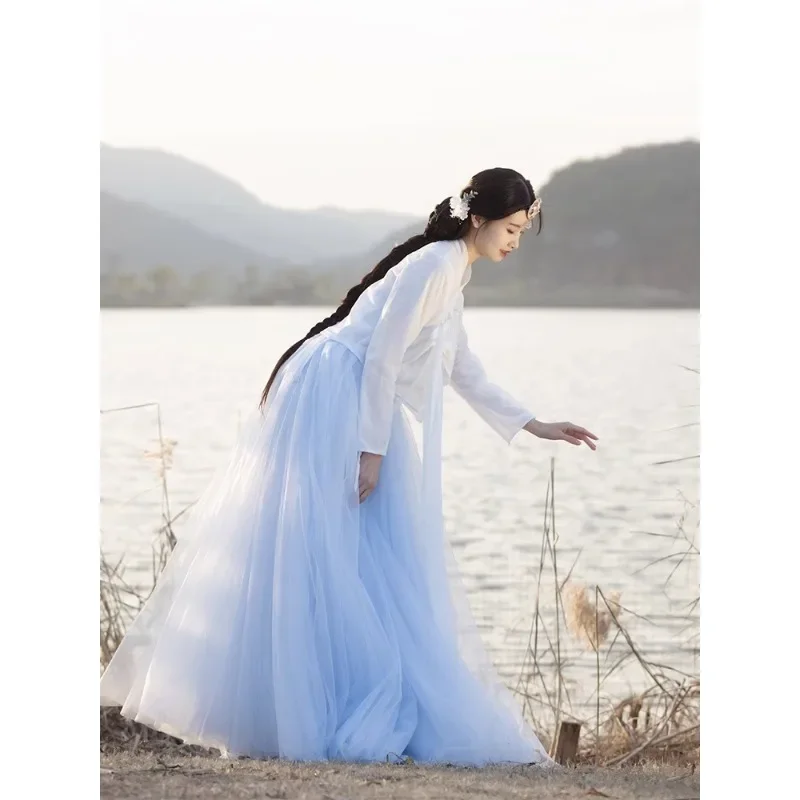 

2026Kimono Yukata Women Court National Style Dance Perform Cosplay Dresses Hanbok 한복 Spring Korean Traditional Hanbok Dress