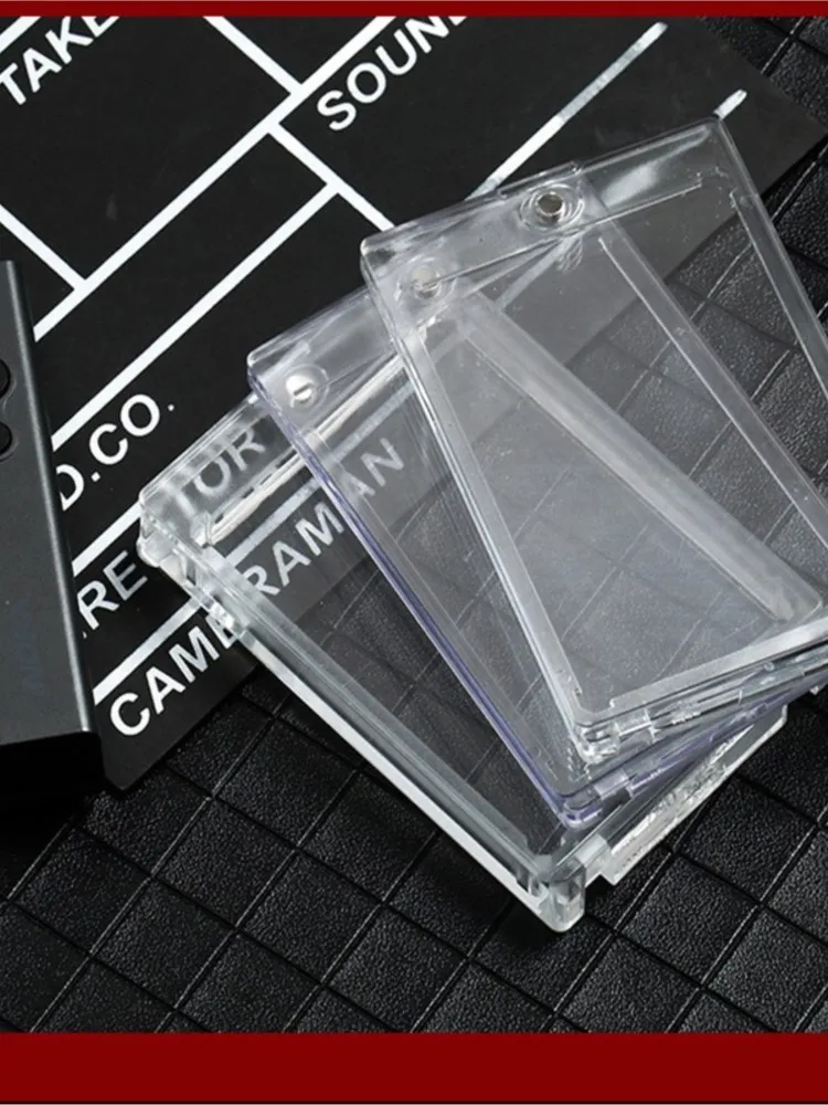 Support magnétique 35PT pour cartes à collectionner, protecteurs, manches en plastique dur, vitrine, carte Standard de sport de Baseball