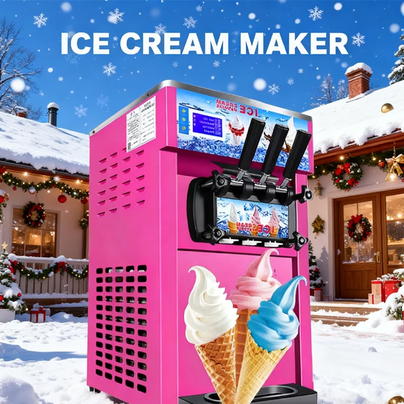 آلة الآيس كريم التجارية آلة الآيس كريم الصغيرة آلة الآيس كريم الناعمة العمودية #2