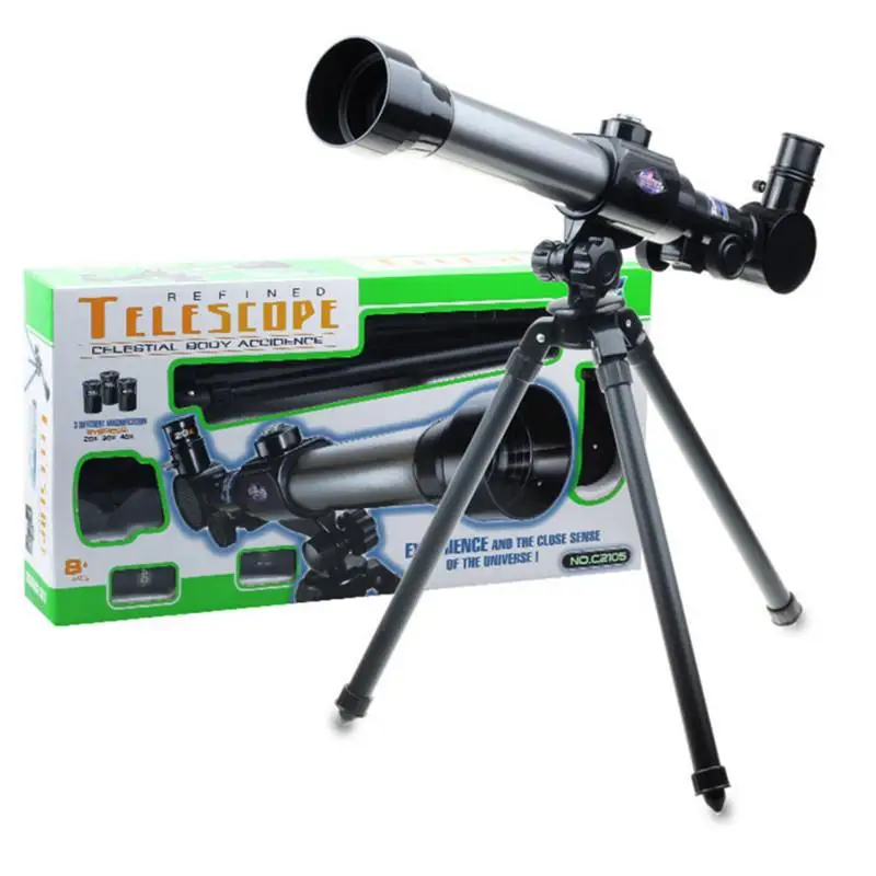 

Portable Astronomical Telescope 20x 30x 40x Magnification Toy for Children Outdoor Nature Exploration