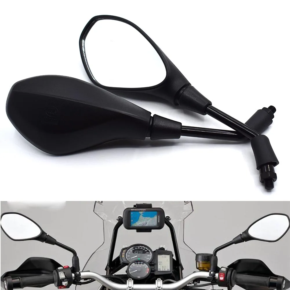 Universal 10mm Motorcycle Rearview Mirror Left&Right Rear View Mirrors For Honda CB500X CB650F CB1000R PCX125 PCX150 CB1100