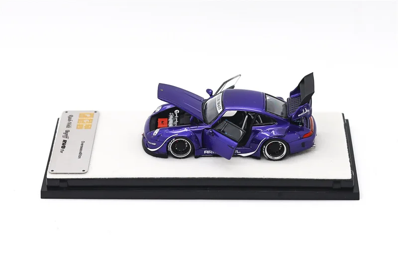 PGM 1:64 RWB 993 Army Girl Purple Diecast Model Car - AliExpress 26