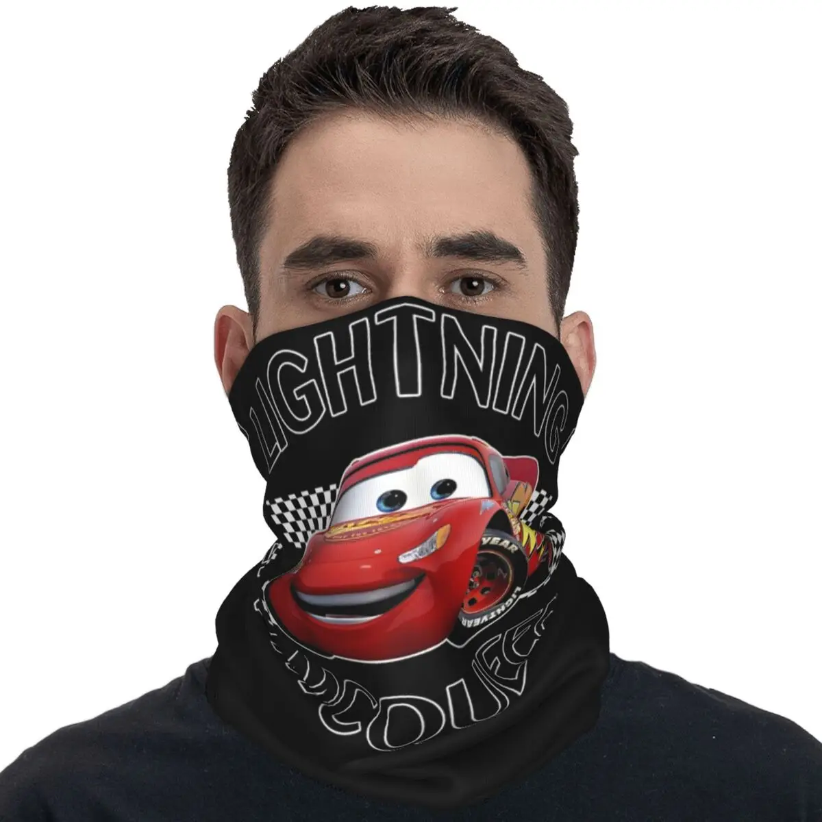 Cars Lightning Mcqueen Sally Bandana Fun Bicycle Mask Hiking Camping Protection Balaclava Design Soft Motorcycle Tactical Mask