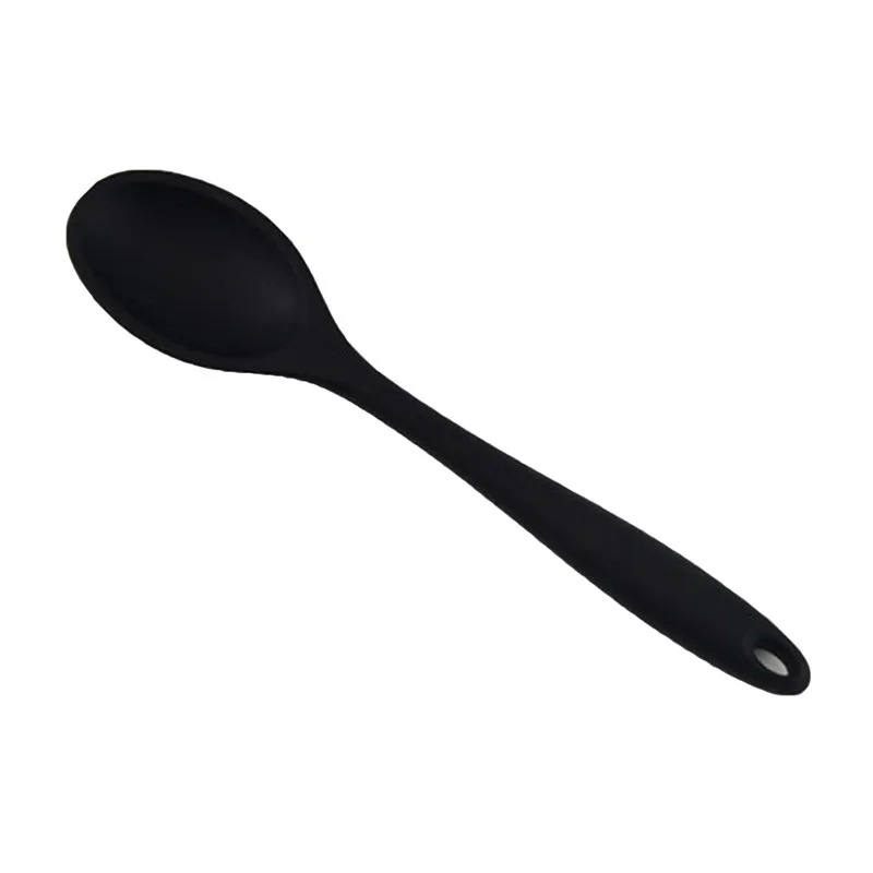 1 PC  Silicone Mixing Spoon Nonstick Cooking Spoon Kicthen Spoon Baking Spoon for Cooking Stirring, Mixing and Serving