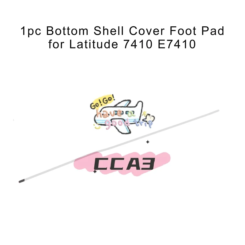 

1Pc Bottom Case Pad Rubber Strip Laptop Replacement Foot Pad For Latitude 7410 E7410 Non-Slip Bumper Feet Strips