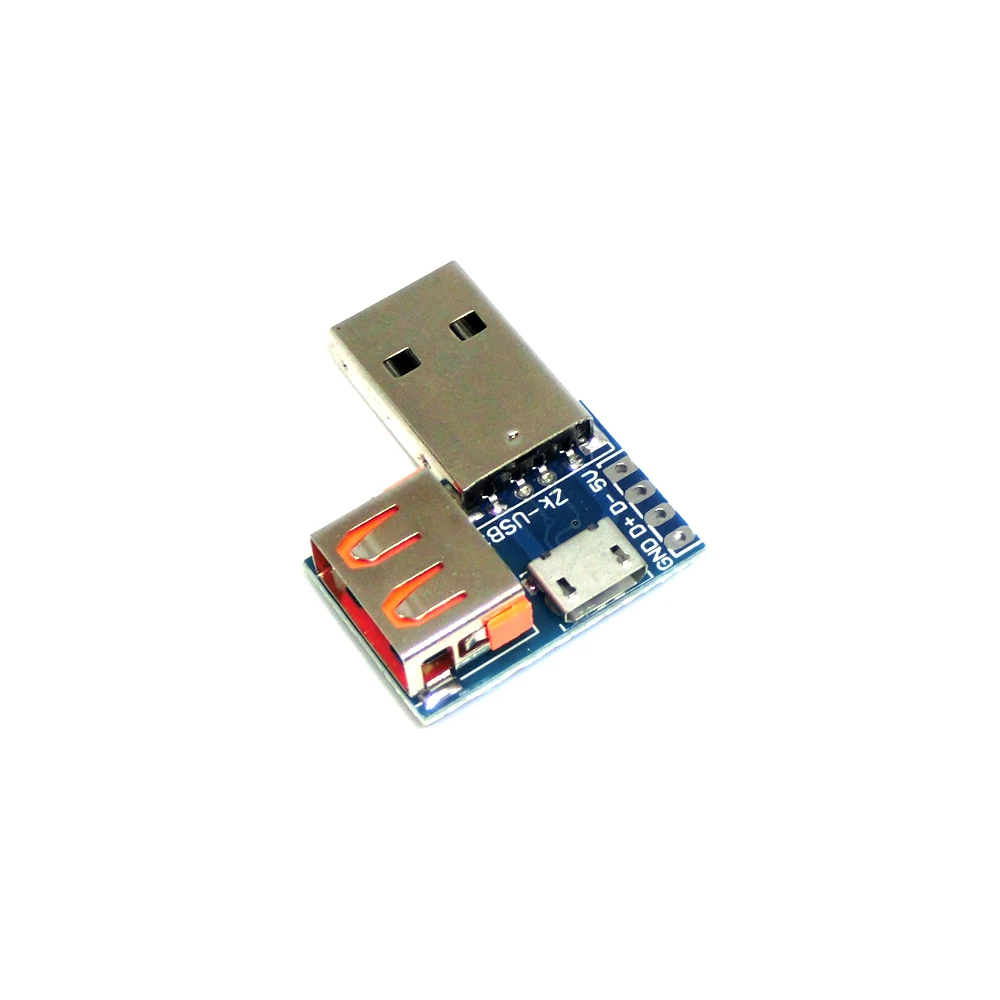 USB Head Switchboard Male USB Connector to Type-c Micro USB Female USB 2.54-4P transfer test board USB adapter plate XY-USB4