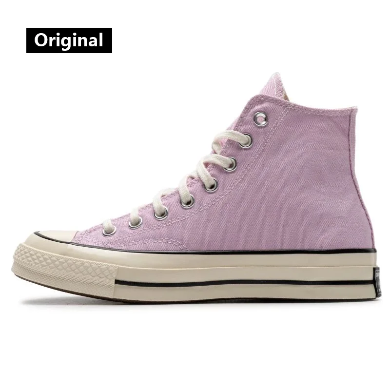 Converse men's and women's shoes 2024 winter new canvas shoes high top board shoes fashion trend sports casual shoes A07429