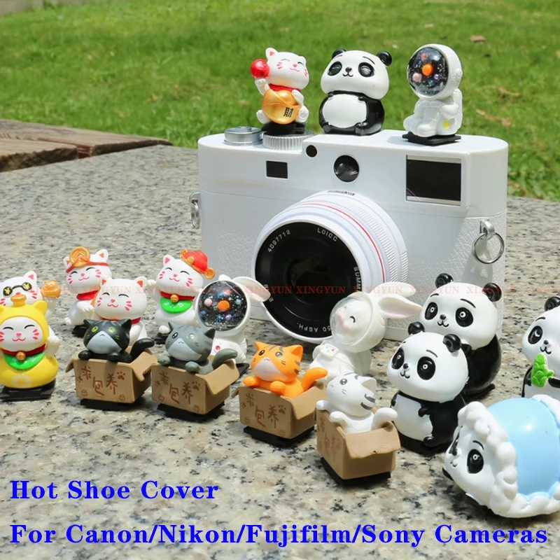 

Cartoon three-dimensional Hot Shoe Cover For Canon,Nikon,Fujifilm,Sony,Ricoh, Olympus, Pentax, Leica Cameras Accessories