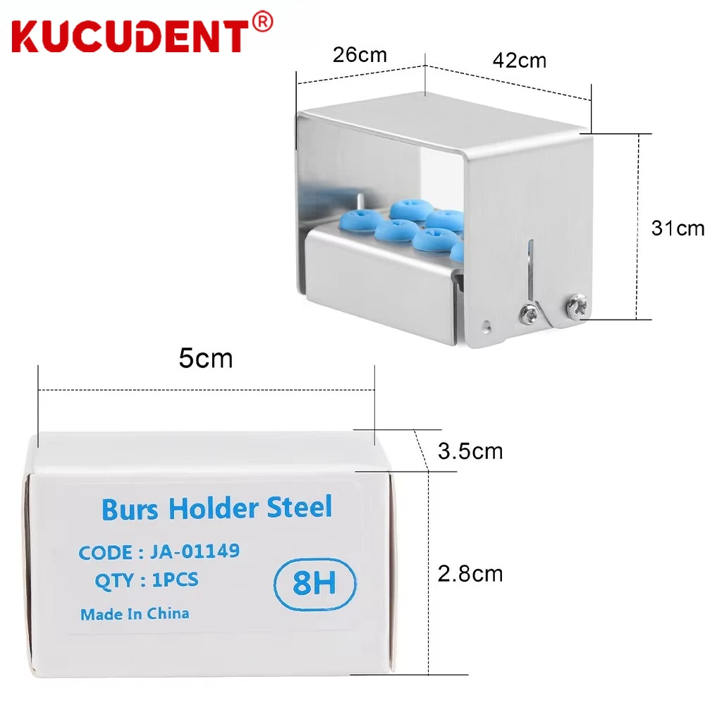 Dental Burs Holder Sterilizer Case Drills Block Autoclave Case Burs Endo Files Holder For Burs Dentist Instrument 8/12/30 Holes