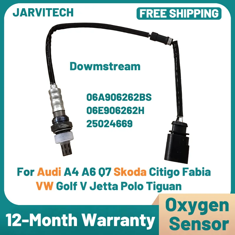 

Oxygen O2 Sensor Dowmstream 06A906262BS For Audi A4 A6 Q7 Skoda Citigo Fabia VW Golf V Golf Plus Jetta Polo Tiguan 06E906262H