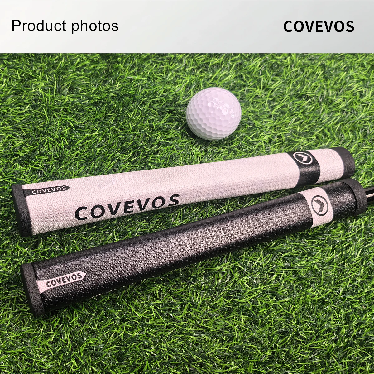 Golf Grip, Off-Center Design, Zero Torque Putter Grip Maintains Clubface Balance and Stability, Made of High-Quality PU Material