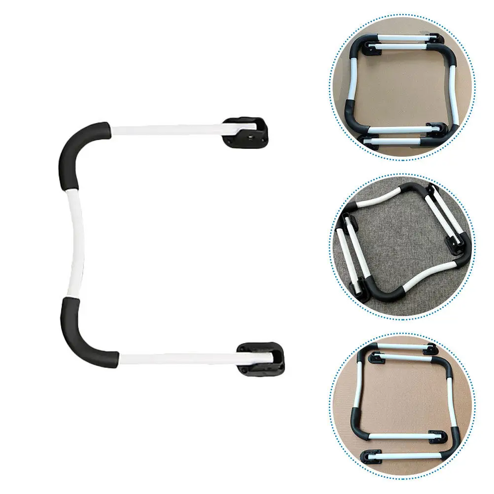 

2 комплекта складных U-образных металлических ножек для тяжелых условий эксплуатации, для небольших столов, письменных столов, столов для ноутбуков, мебели, DIY, черные складные кронштейны