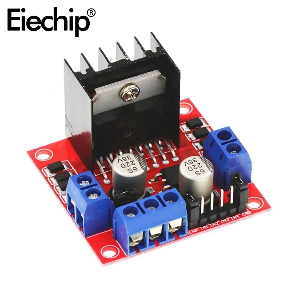 L298N Driver Board Module L298 Stepper Motor Smart Car Robot Breadboard Peltier High Power Motor Controller